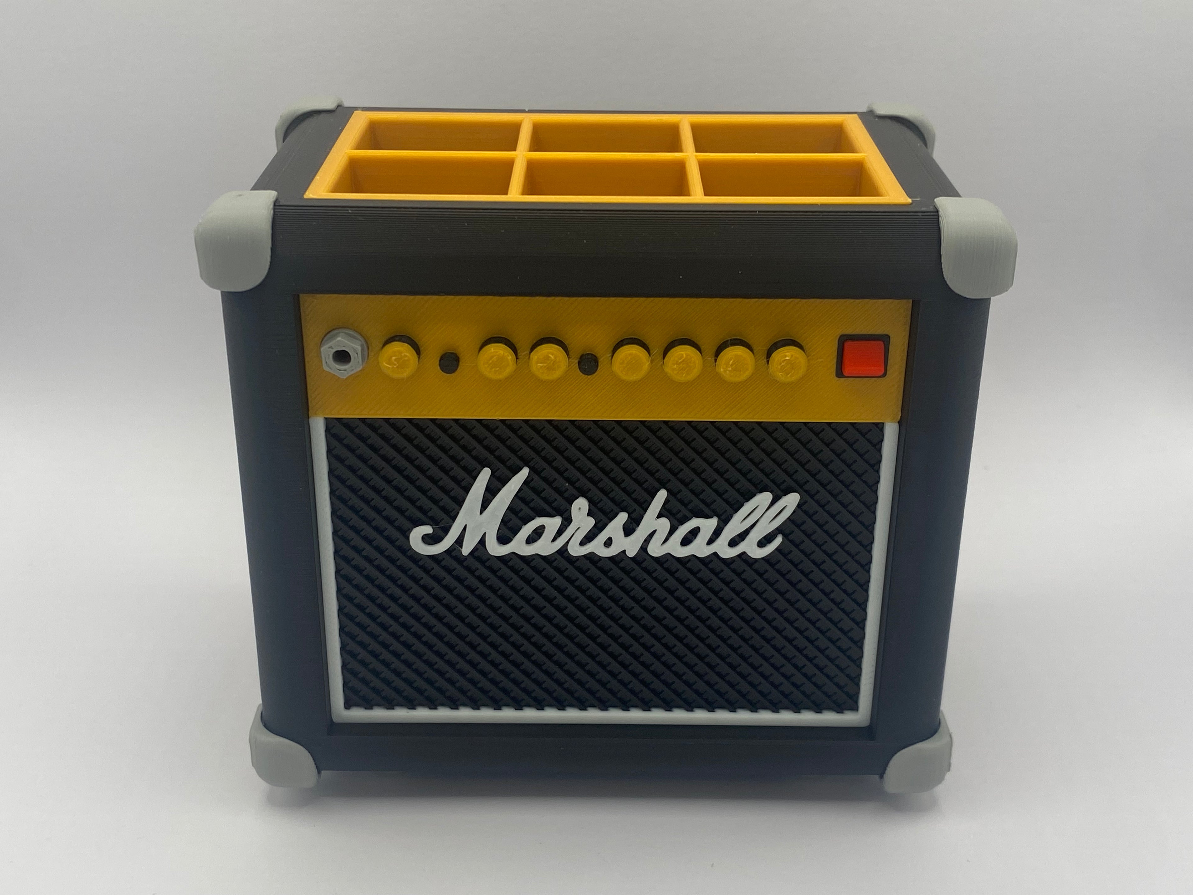 Organizador de escritorio estilo amplificador